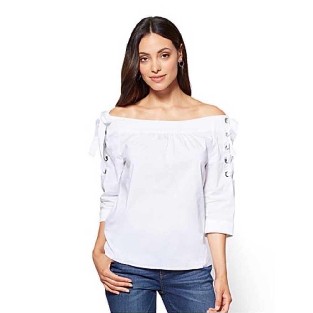 Off the shoulder blouse